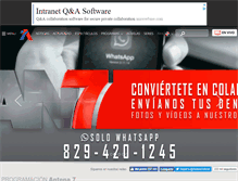 Tablet Screenshot of antenalatina7.com